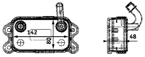 Volvo Engine Oil Cooler 376726151 - Behr Hella Service